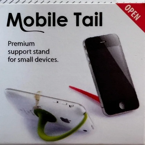 Design Ideas Tail Moble Device Premium Support Stand - White - Picture 4 of 6